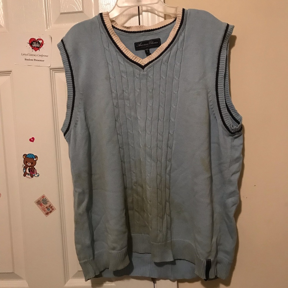 Blue American Classics Sweater Vest